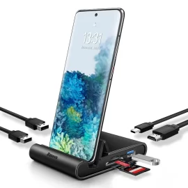 Coupon Baseus 7 In 1 USB-C Hub Docking Station Adapter With 100W PD Power Delivery / 4K@30HZ HD Display / USB 3.0 5Gbps Data Transmission / 2 * USB 2.0 480Mbps Data Transmission / Memory Card Readers