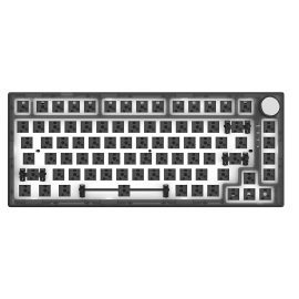 Coupon FEKER IK75 Keyboard Customized Kit 82 Keys Hot Swappable 75% RGB Wired bluetooth 5.0 2.4GHz Triple Mode PCB Mounting Plate Translucent Black Case