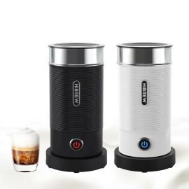 Coupon HiBREW M1A Milk Frother Frothing Foamer Chocolate Mixer Cold/Hot Latte Cappuccino fully automatic Milk Warmer Cool Touch