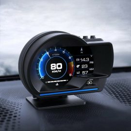 Coupon Smart Car OBD2 GPS Gauge HUD Head-Up Digital Display Speedometer Turbo RPM Alarm