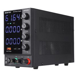 Coupon Wanptek DPS605U 110V/220V 4 Digits Display Adjustable DC Power Supply 0-60V 0-5A 300W USB Fast Charging Laboratory Switching Power Supply