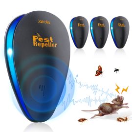 Coupon 4Pcs Ultrasonic Insect Repellent Electronic Mosquito Mice Fly Contro Outdoor Camping Garden