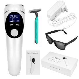 Coupon 999,999 Flashes DIY IPL Laser Hair Removal Device 5 Levels Painless Epilator Hair Remover