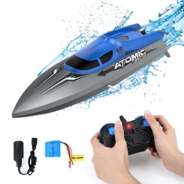 Coupon EACHINE EB02 RC Boat Remote Control Ship 2.4G 4CH High Speed Motor Up To 30+ KPH Toys – Two Battery