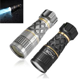 Coupon Lumintop THORI 400lm 1200m EDC LEP Flashlight 18350 Battery Compact But Long Shoot Waterproof Mini LED Spotlight with Self-luminous Stick Tube