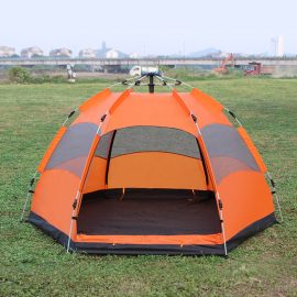 Coupon Outdoor Automatic Beach Tent Sun Shelter UV Protection 5-8 Persons Family Tent for Camping