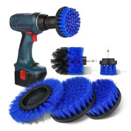 Coupon SAFETYON 5 Pieces Car Washer Drill Brush Attachment Set Soft Bristles for Cordless Screwdrivers
