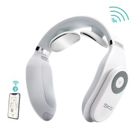 Coupon SKG Cervical Massager 4098 Intelligent Multifunctional Vibration Pulse Heating Home Intelligent Physiotherapy Massage Instrument