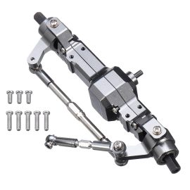 Coupon Titanium Color All Metal Front /Rear Bridge Axle For WPL HengLong 1/16 Military Truck RC Car Part
