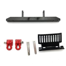 Coupon 6PCS WPL B36 Upgraded Metal Front Bumper Kit 1/16 Rc Car Spare Parts