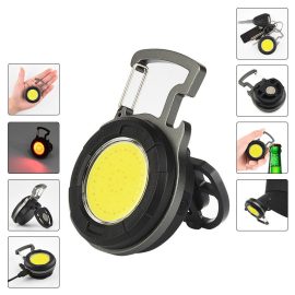 Coupon BIKIGHT Multifunctional Highlight COB Work Light Portable Emergency Outdoor Camping Light Repair Light USB Mini Keychain Light