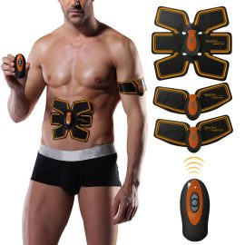 Coupon CHARMINER Smart Toner Abdominal Toning Muscle Abs Massager Home & Gym Body Trainer Fitness Equipment