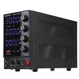 Coupon Wanptek DPS3010U 110V/220V 4 Digits Adjustable DC Power Supply 0-30V 0-10A 300W USB Fast Charging Laboratory Switching Power Supply