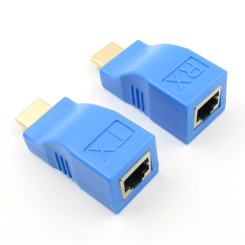 Coupon HD Extender to RJ45 LAN Network Extension Transmitter Receiver TX RX Cat5e CAT6 Ethernet Cable V1.4 30m 4K HD TV 1080P