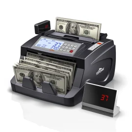 Coupon TOPSHAK TS-BC1 80W 1000pcs/min Money Counter Machine Counting Machine for Bank with EU/US Plug – 220V EU Plug
