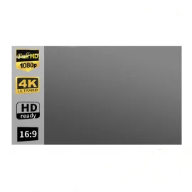 Coupon Bakeey 100-Inch Metal Anti-light Projector Screen Portable Foldable 16:9 4K Outdoor Home Movie Theater