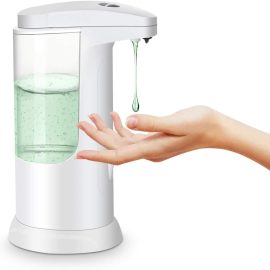 Coupon Bestnifly Automatic Soap Dispenser 3 Adjustable Modes Soap Quantity Non-Contact Electric Disinfectant Dispenser with Screen Display for Office Hotel Restaurant School (370 ml)