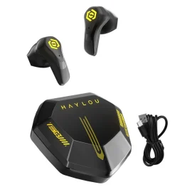 Coupon Haylou G3 TWS bluetooth Earphone Professional Gaming Headset Low-latency Glaring RGB Light HiFi Bass Headphone