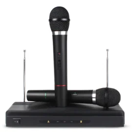 Coupon Karaoke Wireless Microphone System KTV Dual Handheld Mic Cordless Receiver