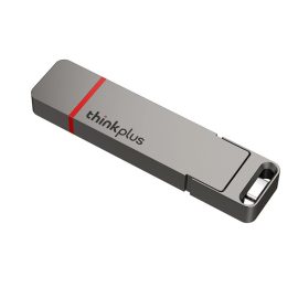 Coupon Lenovo thinkplus TU200 Pro USB3.2 Gen1 & Type-C Solid State U Disk 128GB/256GB/512GB/1TB Portable High-speed USB Flash Drive