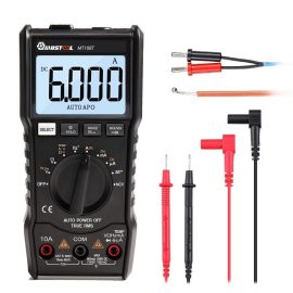 Coupon MUSTOOL MT108T Square Wave Output True RMS NCV Temperature Tester Digital Multimeter 6000 Counts Backlight AC DC Current/Voltage Resistance Frequency Capacitance