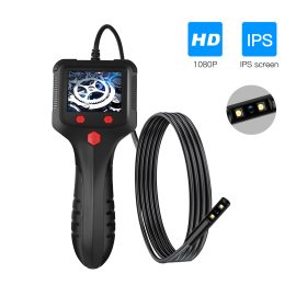 Coupon Professional Industrial HD 1080P Borescope with 2.4 Inch LCD Screen 50 Meter Pipe Sewer Inspection IP68 Waterproof LED 2600mAh
