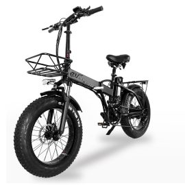 Coupon CMACEWHEEL GW20 48V 15Ah 750W 20in Folding Electric Bike 80-100KM Mileage Disc Brake E Bike
