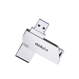 Coupon Lenovo ThinkPlus TPU301plus USB3.0 Flash Drive 360° Rotation Waterproof Anti-drop A+ Chip Zinc Alloy Fast Speed Portable Memory U Disk
