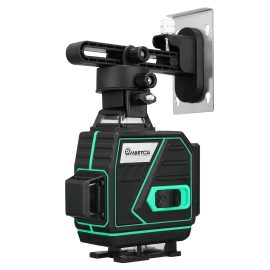 Coupon MUSTOOL 16 Lines 4D 360° Laser Level Self Leveling Line Holder Tool Bracket Single/Double Batteries Optional