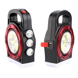 Coupon Outdoor Solar Charging Light Multifunctional Searchlight Treasure Strong Light Flashlight COB LED Portable Lamp