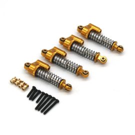 Coupon 4PCS Upgraded Metal Oil Filled Shocks Absorber Dampers for FMS FCX24 POWER WAGON 12401 1/24 RC Car Vehicles Model Spare Parts