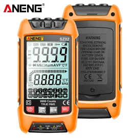 Coupon ANENG SZ02 9000 Counts Auto Range True RMS Digital Multimeter High Precision Resistance Frequency Capacitor Tester