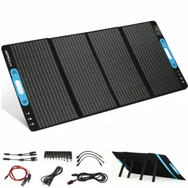 Coupon Astrolux® FSP200 18V 200W Foldable Solar Panel Portable Solar Battery Charger USB DC Multi-Output for Power Station Tablet Phones Camping Van RV