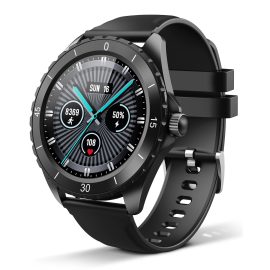 Coupon ELEGIANT C520 BT 5.0 1.3 inch Full Touch Screen Heart Rate Sleep Monitor 30 Days Standby IP68 Waterproof Smart Watch