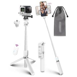 Coupon ELEGIANT Selfie Stick Lightweight Aluminum All in One Extendable bluetooth Tripod with Remote Control for iPhone Galaxy for Gopro Sport Camera DSLR Cam