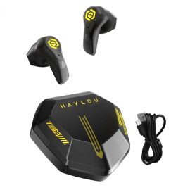 Coupon Haylou G3 TWS bluetooth Earphone Professional Gaming Headset Low-latency Glaring RGB Light HiFi Bass Headphone