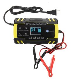 Coupon iMars 12/24V 8A/4A Touch Screen Pulse Repair LCD Battery Charger For Car Motorcycle Lead Acid Battery Agm Gel Wet