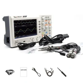 Coupon MUSTOOL MDS2112P Ultra-thin Dual Channel Digital Storage Oscilloscope With 100MHz Bandwidth 1GS/s Sampling Rate 7 inch TFT Color Screen Automatic Waveform Measurement