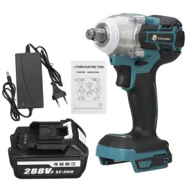 Coupon VIOLEWORKS 288VF 1/2” Electric Cordless Brushless Impact Wrench With 1/2 Battery – Two Batteries