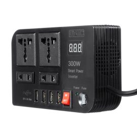 Coupon 300W DC12V To AC220V Car Power Inverter Modified Wave Converter with 4*USB 4*AC Socket LED Display Voltage Detection