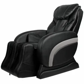 Coupon Artificial Leather Massage Chair Track Massage Chair Recliner Full Body Massage Chair with Adjustable Back and Footrest for Living Room, Office