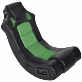 Coupon Artificial Leather Rocking Chair USB Connection Knob Control Chair with 2/3D Digital Music Speaker Headset Connection Function for Living Room