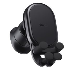Coupon Baseus 15W Air Outlet Wireless Car Charger Phone Holder Stable Gravitational Mount 360° Rotation Auto Fastening