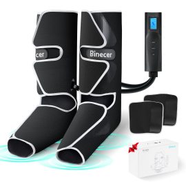 Coupon Binecer Leg and Foot Massager with LCD Display Vibration, Foot and Calf Massager for Circulation and Pain Relief with 3 Modes 3 Intensities