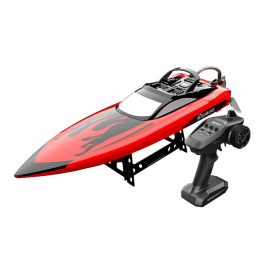 Coupon Eachine EBT05 RTR 2.4G 4CH 40km/h Brushless High Speed RC Boat Length 57cm Vehicles Models w/ Capsize Water Cooling System Toys