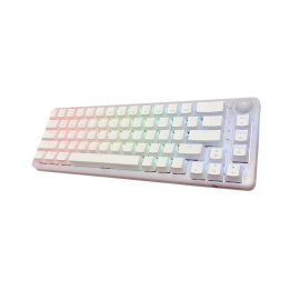 Coupon GAMAKAY LK67 Mechanical Keyboard 67 Keys Gamakay Customized Phenix/Crystal/Wasp Switch Hot Swapable Triple Mode Type-C Wired bluetooth 2.4G Wireless OEM Profile Pudding Keycaps RGB Backlit Gaming Keyboard with Rotate Button Custom Keyboard