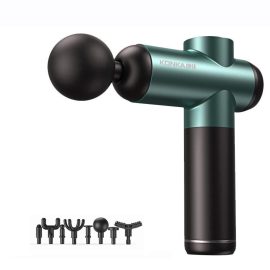Coupon KONKA A8 Massage Guns LCD 99-levels 8 Heads Adjustable Deep Tissue Percussion Muscle Massager Fascia Guns Type-C Charging Power Display