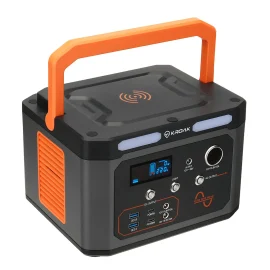Coupon KROAK CN-300 86400mAh 319Wh Portable Power Station 300W with AC/DC/USB/Car Charger 15W Smartphone Wireless Fast Charging LED Flashlight for Outdoor Home Emergency Electric Power Source