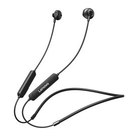 Coupon Lenovo SH1 Wireless Earphone bluetooth V5.0 HiFi Stereo IPX5 Waterproof Soft Wire Sports Neck Hanging Magnetic Headset