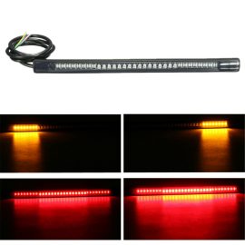 Coupon Motorcycle Car 48 LED SMD Tail Light Brake Turn Signal Light Bar 16SMD Turn Light + 32SMD Brake Light